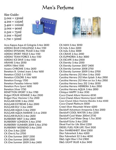 perfume price|perfume price list.